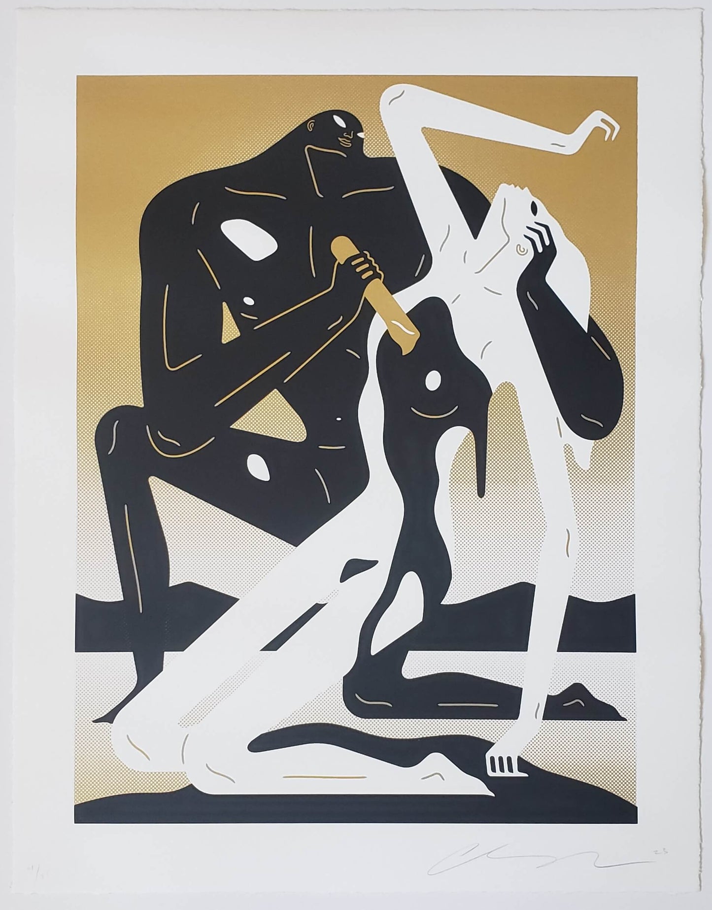 Cleon Peterson "Speak to Me (Light)" Hand signed Hand-pulled screen print