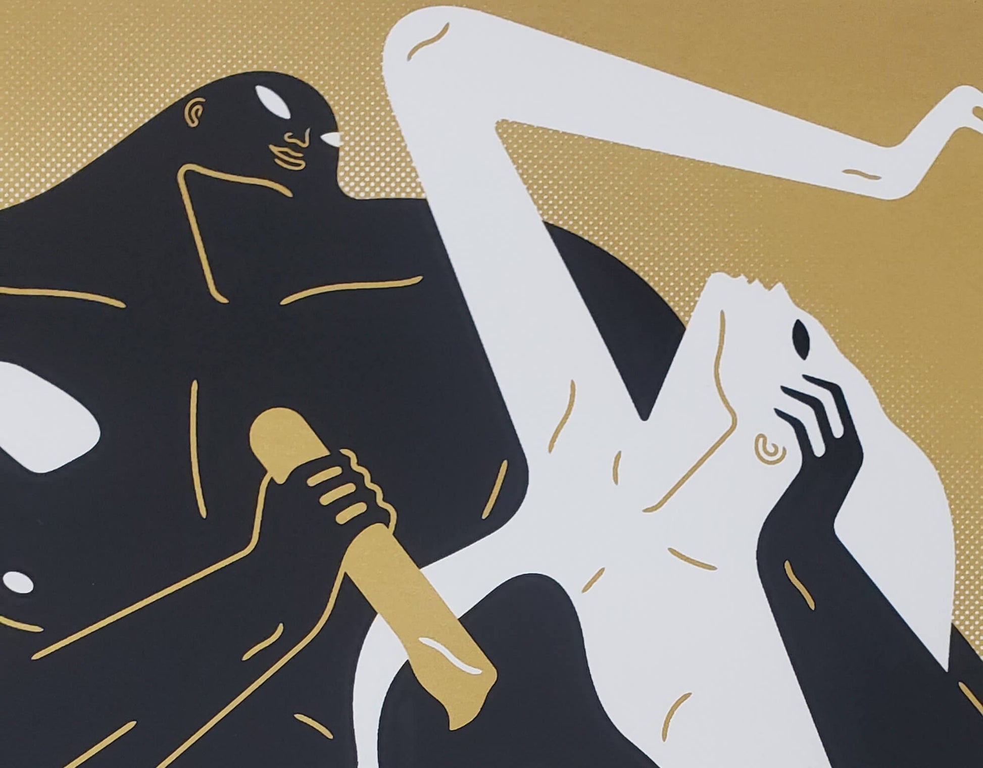 Cleon Peterson "Speak to Me (Light)" Hand signed Hand-pulled screen print