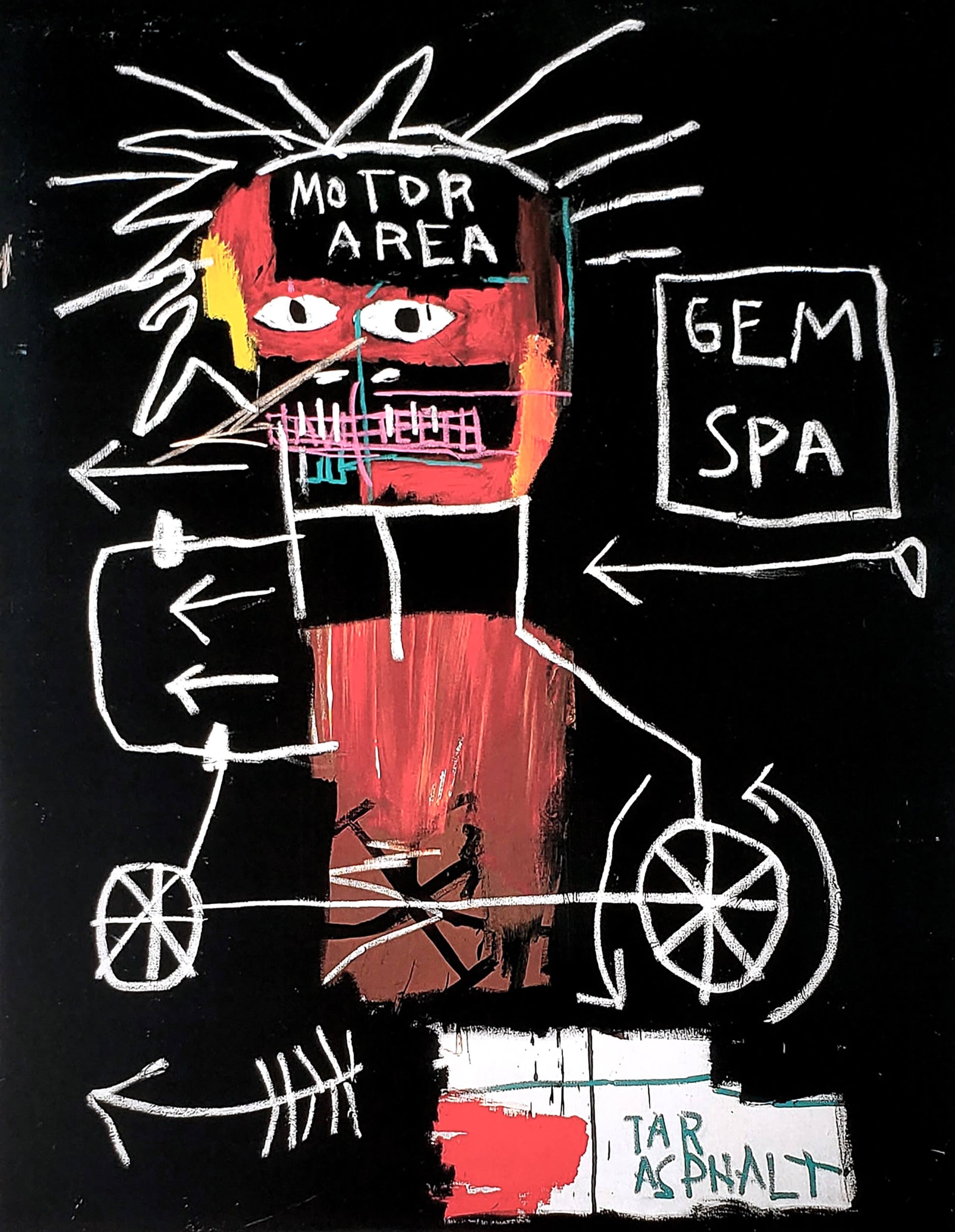 Jean-Michel Basquiat Gem Spa 1982 Art Print