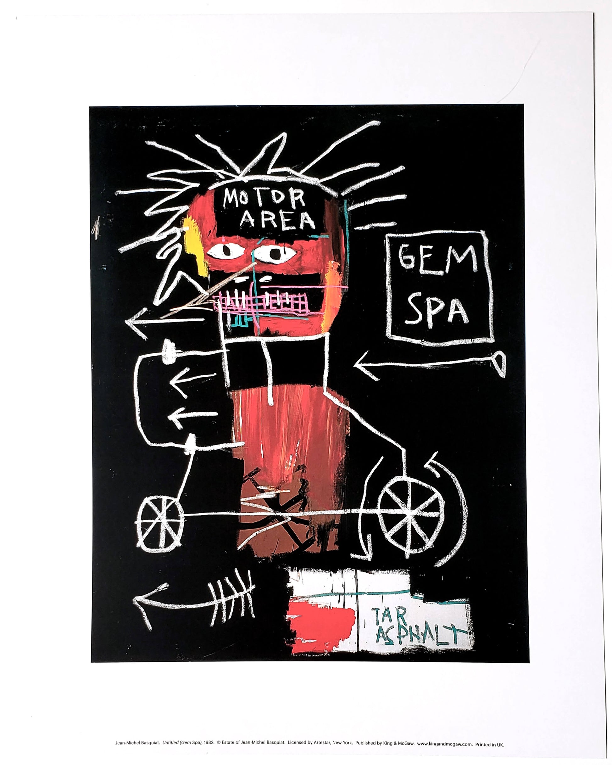 Jean-Michel Basquiat Gem Spa 1982 Art Print