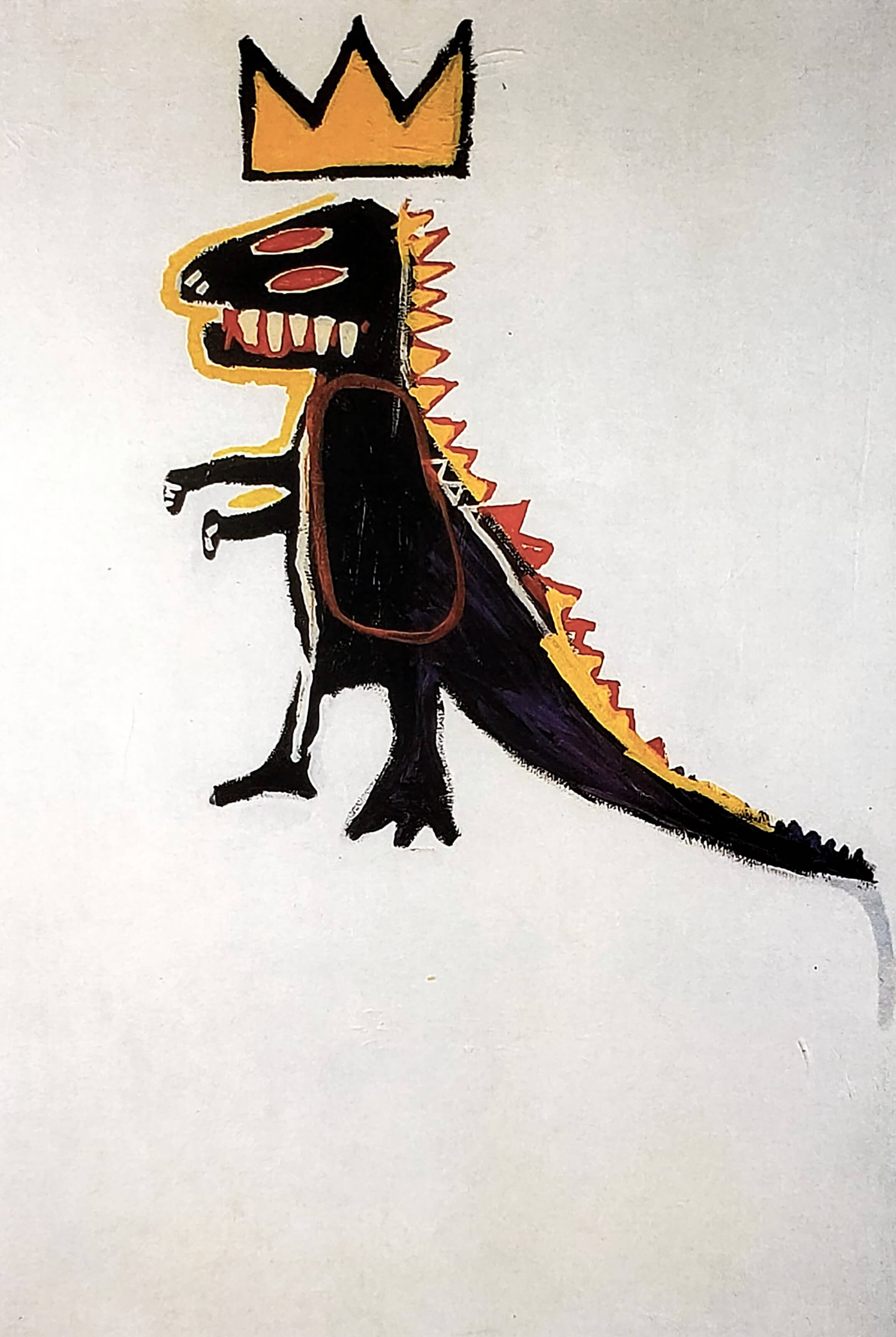 Jean-Michel Basquiat Crown Dinosaur Art Print – GawsyGallery