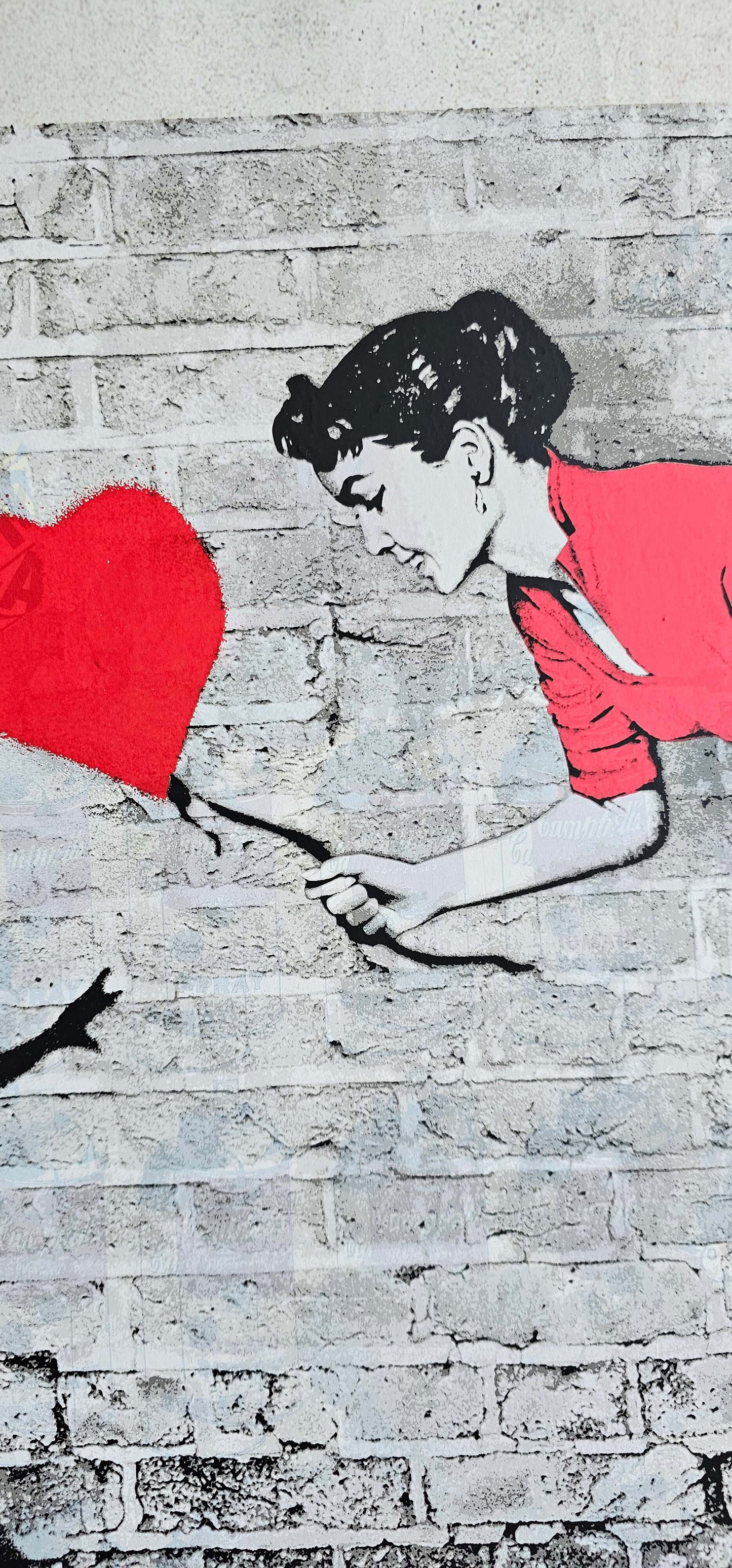 MR. BRAINWASH LOVE CATCHER art