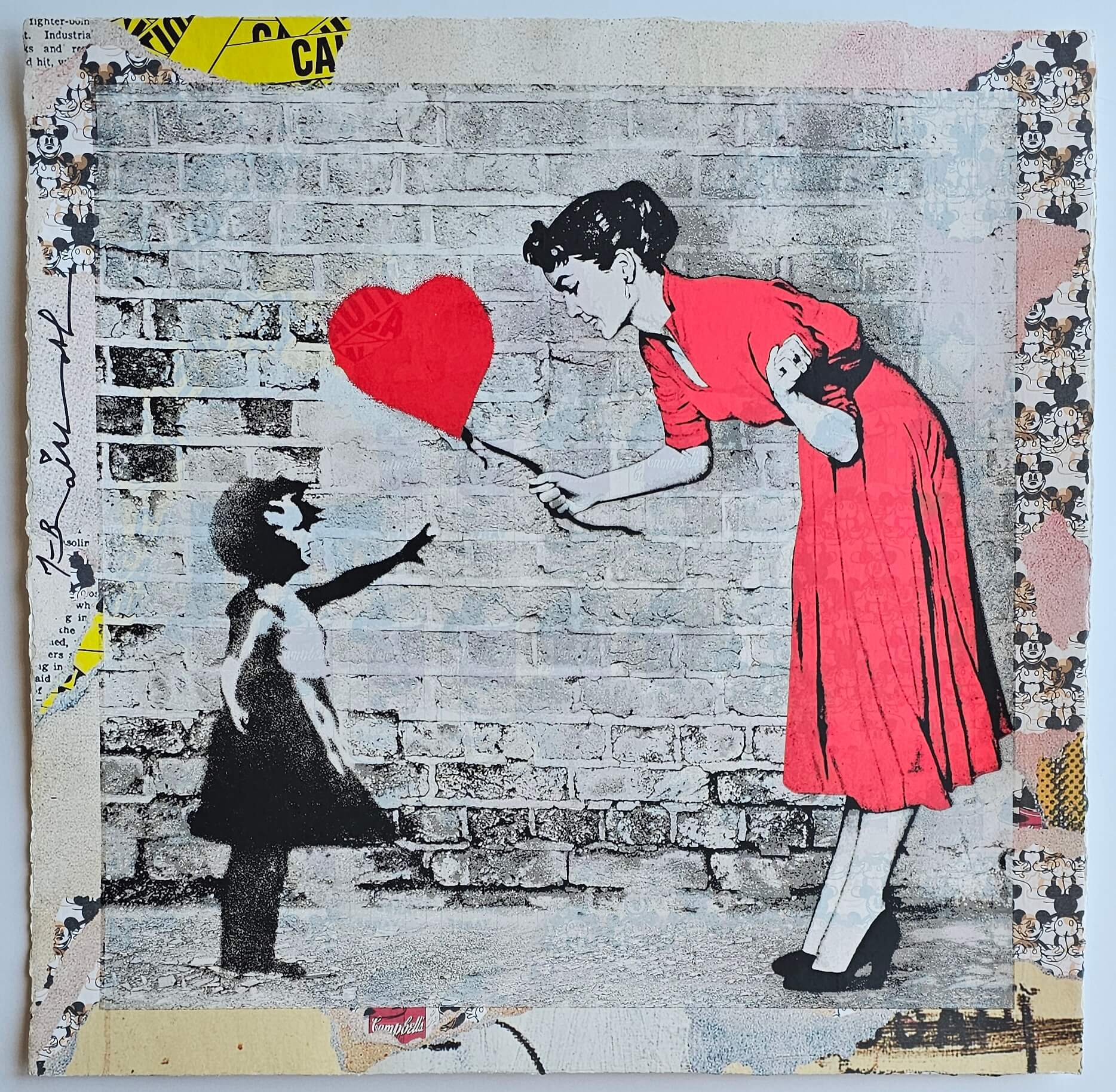 MR. BRAINWASH LOVE CATCHER art