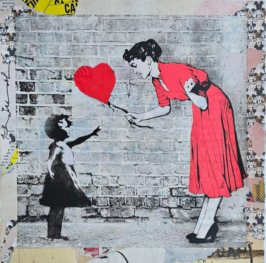 MR. BRAINWASH LOVE CATCHER art