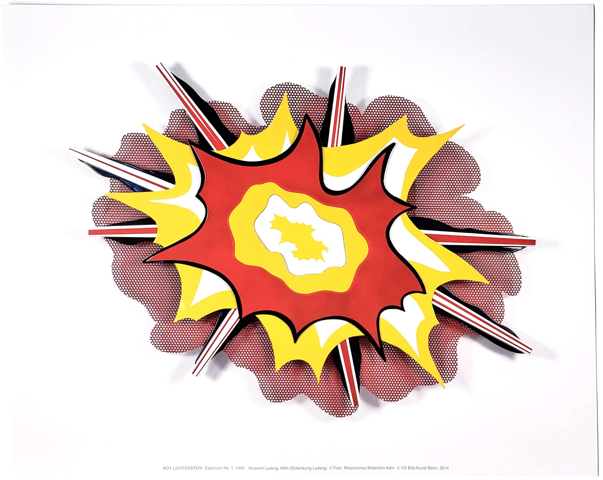 Roy Lichtenstein Explosion No. 1 Art Print