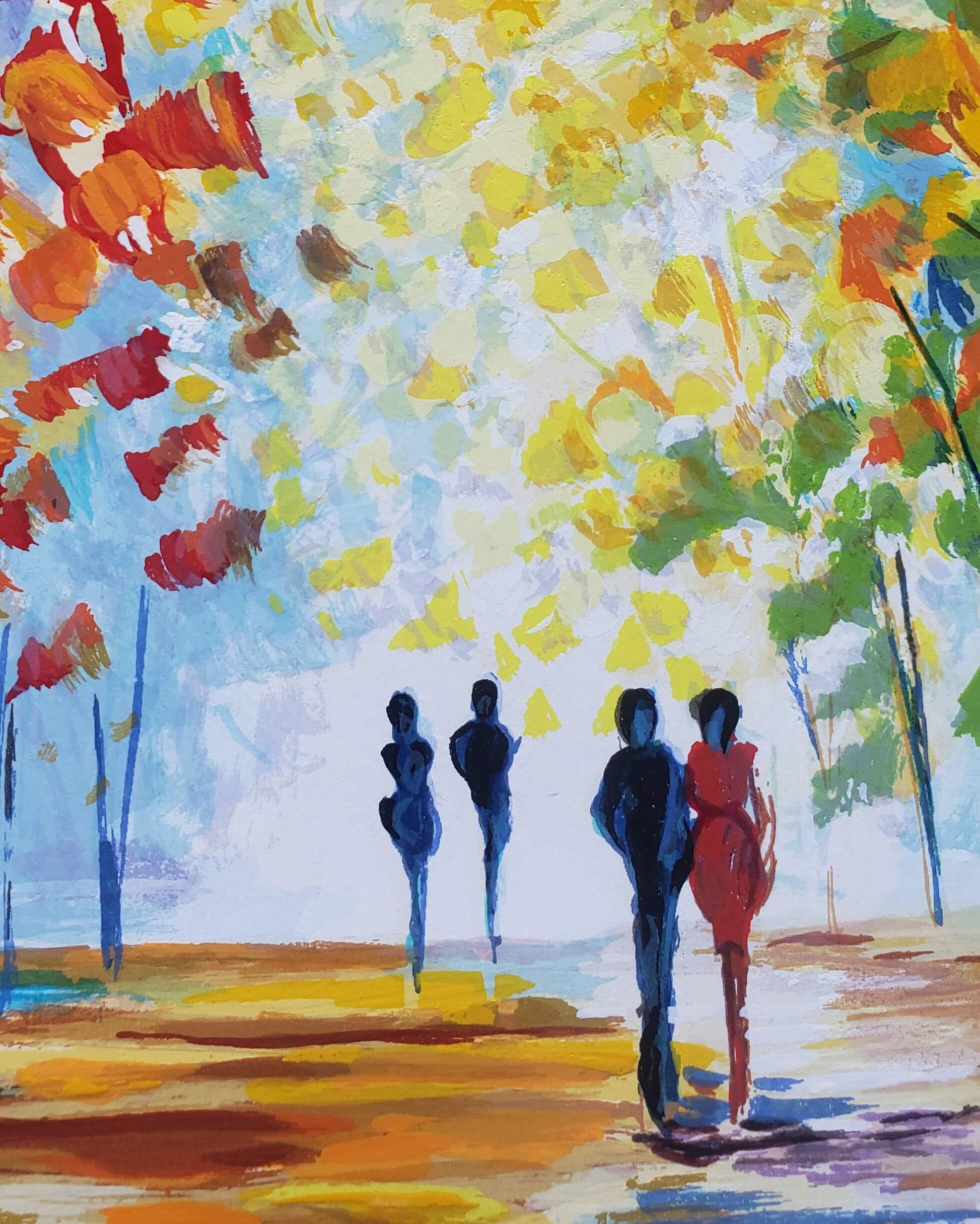 couples walking Slava Ilyayev Art