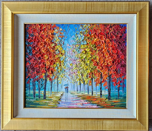 Slava Ilyayev colorful impasto original painting