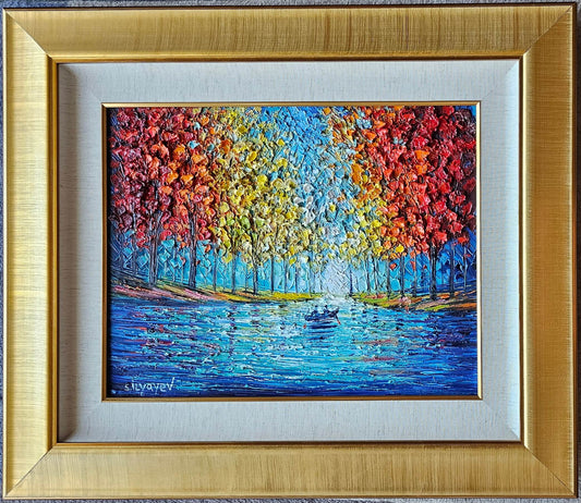 Slava Ilyayev Original Oil Painting Impasto Framed