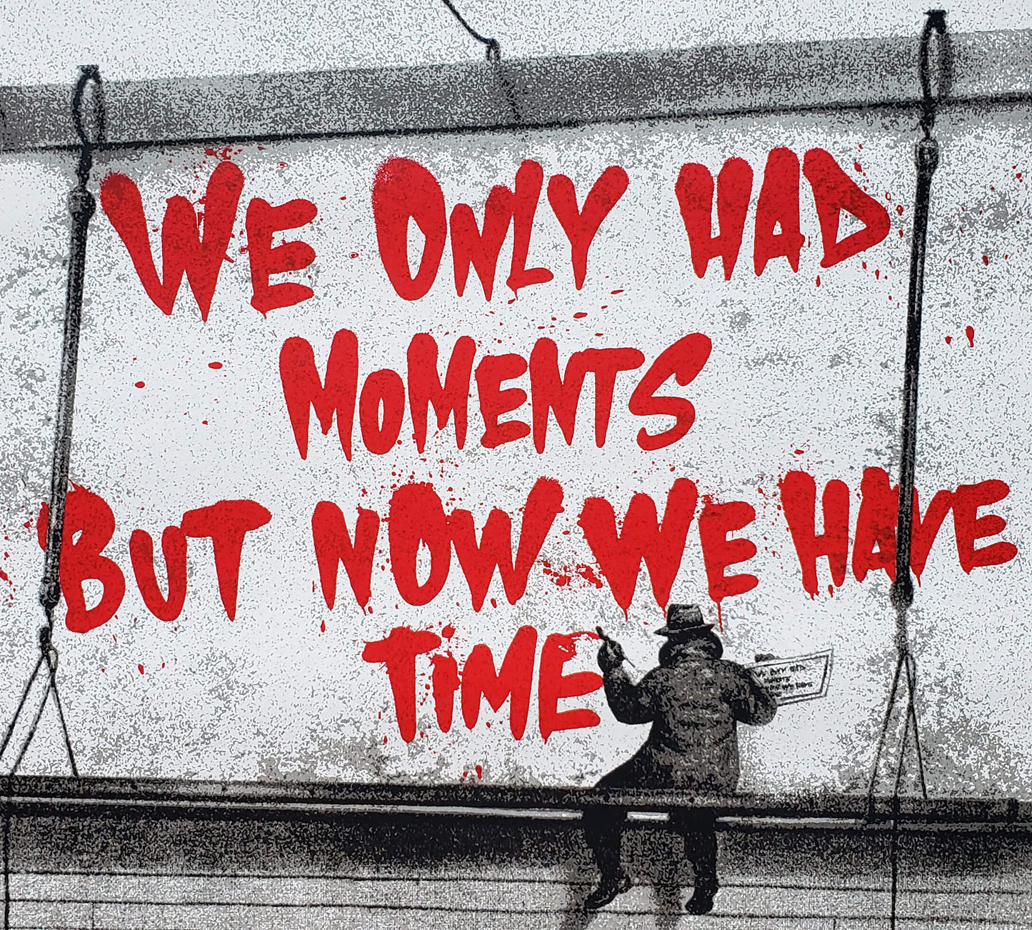 Mr. Brainwash "Now is the time" Red signed edition of 8