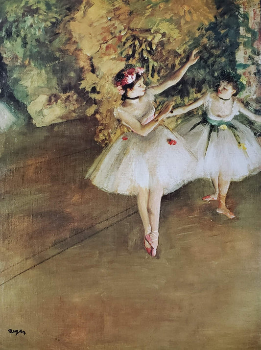 Degas "Two Ballerinas" fine art print