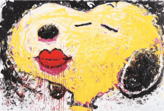 Tom Everhart Dog Lips Snoopy Dog Poster