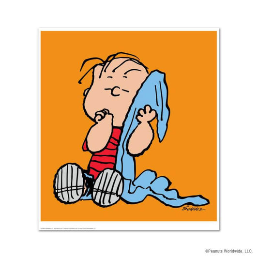 Peanuts Linus Orange Copyright Peanuts Worldwide, LLC