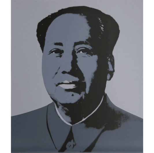 Andy Warhol Sunday B. Morning Mao Tse Tung Grey Silkscreen