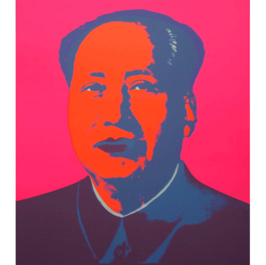 Andy Warhol Sunday B. Morning Mao Tse Tung Hot Pink Silkscreen