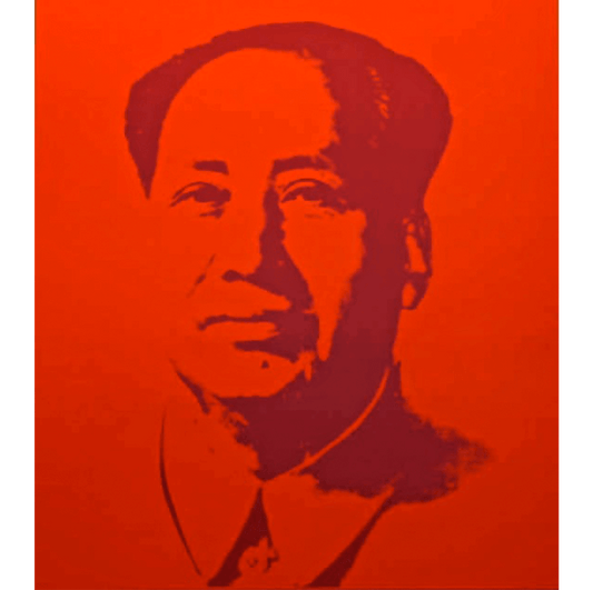 Andy Warhol Sunday B. Morning Mao Tse Tung Red Silkscreen