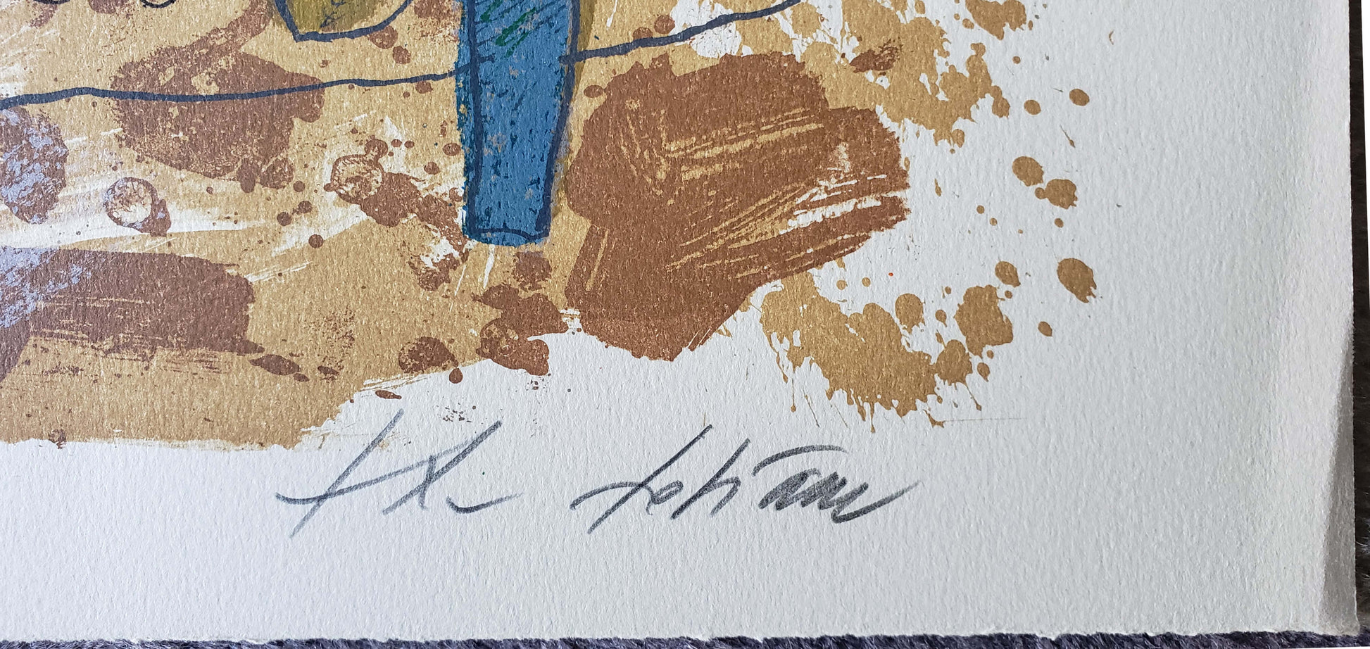 Theo Tobiasse artist signature